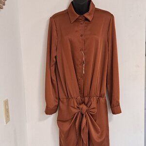 Souvenir Coco Brown Mini Dress NWT Misses Size Small